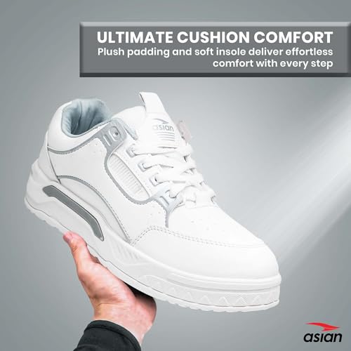 Image of ASIAN Nexus-02 Men's Casual Sneakers | Trendy Lace-Up Design | Lightweight Comfort, Premium Finish & Anti-Slip Sole for Daily Use