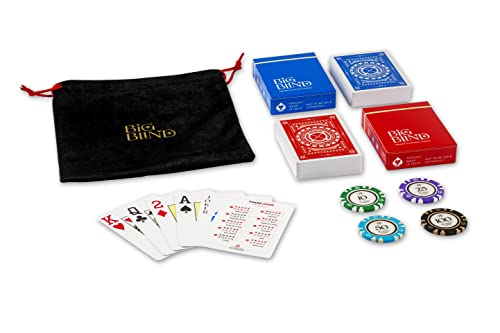 Image of Big Blind 100 Pieces Poker Chips Set