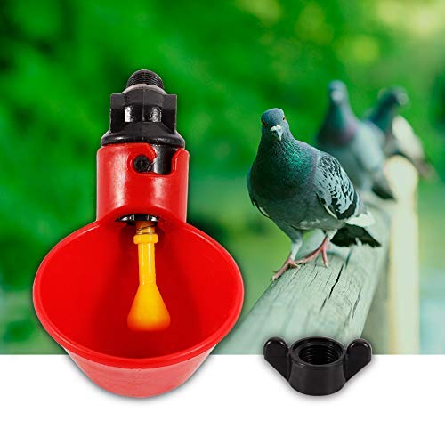 Image secondaire de Bicaquu Abreuvoir Poules, 5pcs Poulet Oiseaux automatiques abreuvoirs Bols de Tasse d'eau Potable(03)