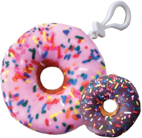 iscream Double Sided Photoreal Print Microbead Filled Backpack Keyring Collection - One Color on Each Side