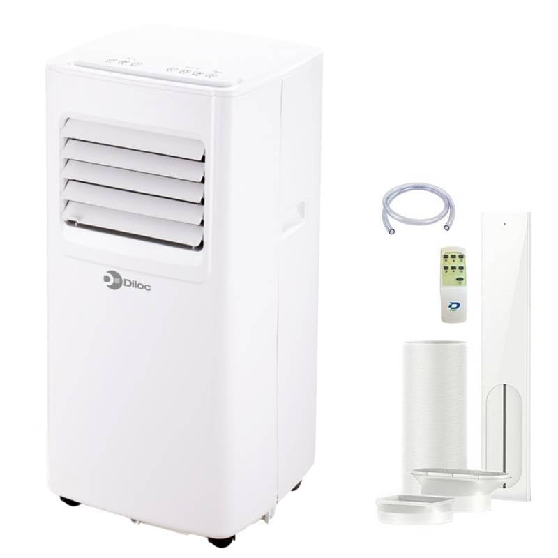 Condizionatore senza unità esterna portatile Over Wi-fi Incluso da 9000 btu D.OVER09PORTW...