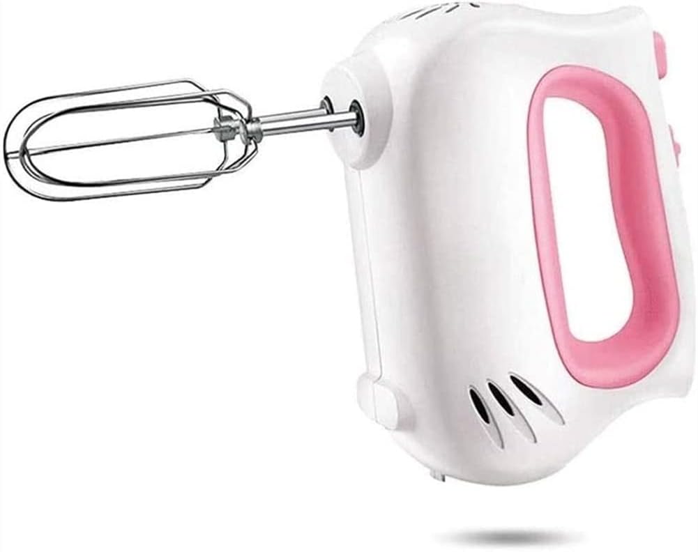 Electric Hand Mixer Kitchen Mixers 5 Speed 2 Stainless Steel Accessories for Easy Whipping Mixing Cookies Brownies Cakes (White)