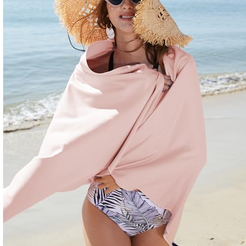 Image of Rainleaf Microfiber Towel Perfect Travel & Gym & Camping Towel. Quick Dry - Super Absorbent - Ultra Compact - Lightweight. Suitable for Trip, Beach, Shower, Backpacking, Pool