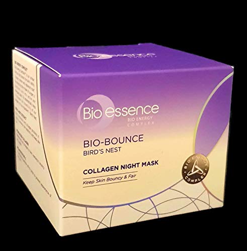 New Package Bio-essence Bird's Nest Collagen Bouncy Overnight Mask 50g