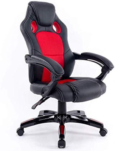 ch-AIR Game Chair Gaming Chair Computer Chair, Intimate WM Heart High Back Office Chair Desk Chair Racing Chair Reclining Chair Swivel Chair PC Chair (Color : Black Red)