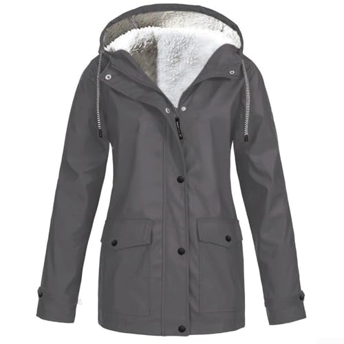 Veste imperméable femme à capuche pour le plein air et soirées club
