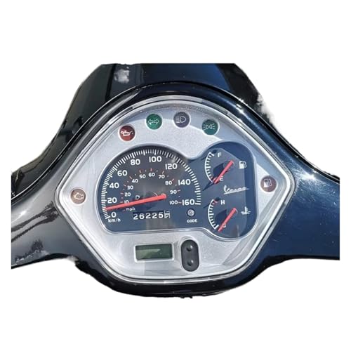 Film protection contre les rayures du cluster de qualité supérieure pour compteur Vespa 2014-2017