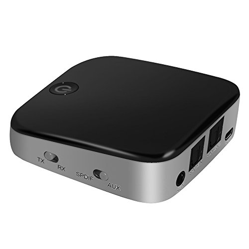 Receptor, Romacci Transmissor e receptor Bluetooth 5.0 2 em 1 Adaptador de áudio estéreo sem fio com