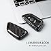 Real Carbon Fiber Key Fob Cover Case Compatible with BMW 2 3 4 5 6 6GT 7 8 Series,T-carbon Car Key Case Compatible with BMW X1 X2 X3 X4 X5 X6 X7 M3 M4 M5 M8 X3M X4M X5M X6M Z4 2014-2024(Black)