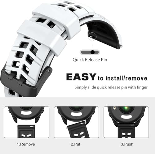 Image of Zitel Band Compatible with Huawei Watch GT 6 Pro /GT 6 46mm, GT 5 / GT 5 Pro 46mm, GT 4 46 mm, GT 3 / GT 3 Pro, GT /GT 2, GT 2 Pro /GT 2e, Watch 4 /4 Pro, 3 /3 Pro - 22mm Sports Straps