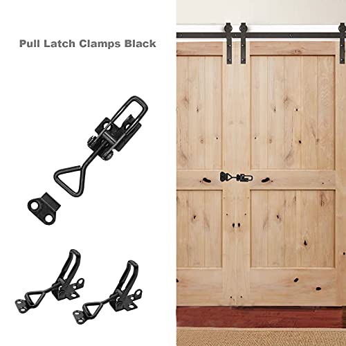 Gouzaak 4001 2 Pack Adjustable Black Toggle Clamp Latch(4002) Heavy Duty 550 Lbs Capacity Toggle Latch & Quick Release Metal Pull Latches thumb #5