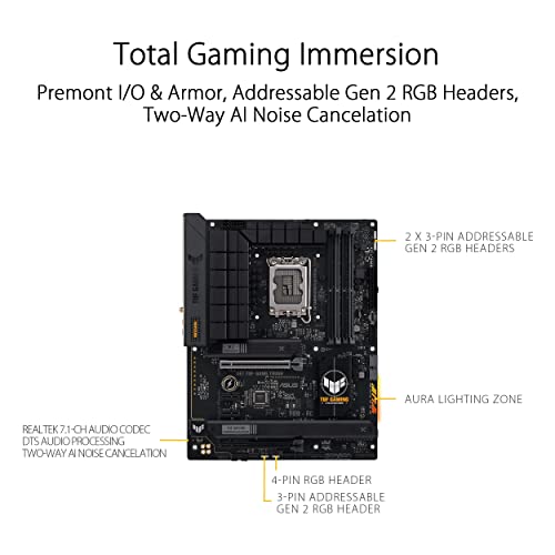 Asus TUF Gaming B760-PLUS WiFi D4 New BIOS - Scheda madre - Immagine 4