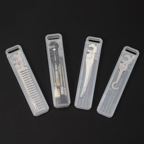 Image of Roxon FT08 Build Your Own Multitool Accessory for Flex Multitool (4 pcs A Set Included Comb, Marlin Spike, Mini Brush, Hook) Good for Outdoor & Camping