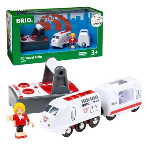 Brio 63351000 Lokokomotywa Biała Zdalnie Sterowana (63351000) Bezpieczna Zabawka Dla Dzieci Powyżej 3 Lat