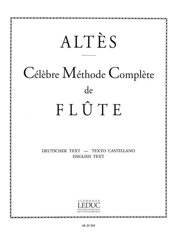 JOSEPH-HENRI ALTES : CELEBRE METHODE COMPLETE DE FLUTE , VOL. 2      Paperback – November 9, 2005