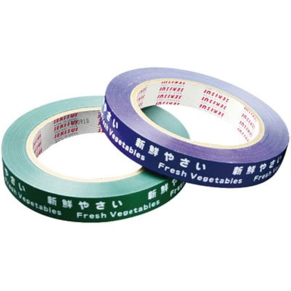 Amazon.co.jp: 【直送品】野菜結束テープ#808 20X100 紫 1巻