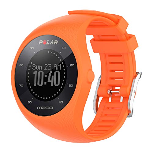 CUCUDAI Pulseira de silicone VIVIXIXILAOJH para relógio inteligente Polar M200 - preta