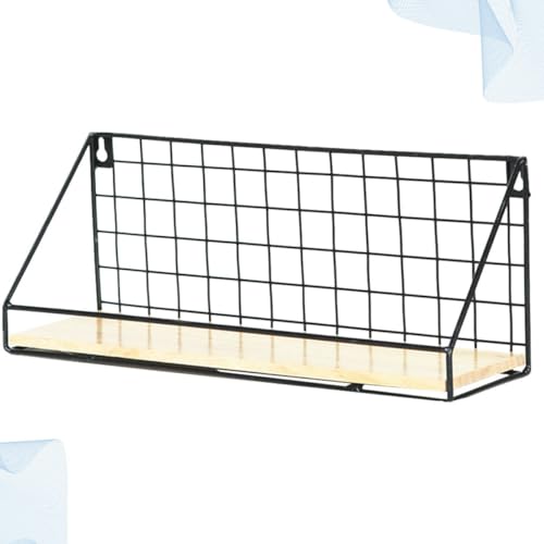 Estante de almacenamiento multiusos para cocina y dormitorio de hierro negro 5