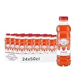 Cristaline Eau de Source Aromatisée Fraise, 50cl, Pack de 24 Bouteilles