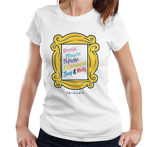 Image of All+Every Friends Frame Character List Women's T-Shirt White