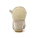 Alueeu Sandalias Mujer Verano 2023 Cuña Comodas Alpargatas Zapatos Casual Hebilla Fiesta Clásica Elegantes con Pala Cerrada Exterior Forrada de Yute Romano Sandalias de Playa Imagen de Alueeu Sandalias Mujer Verano 2023 Cuña Comodas Alpargatas Zapatos Casual Hebilla Fiesta Clásica Elegantes con Pala Cerrada Exterior Forrada de Yute Romano Sandalias de Playa