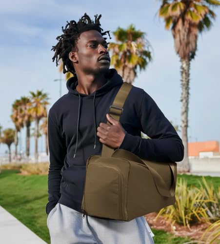 Small Gym Bag for women men, Stylish Compact Sports Bag, Small Duffle Bag Crossbody Bags for women men, Suitable For Gym Work Fitness Travel, 3 in 1 Duffle Bags2