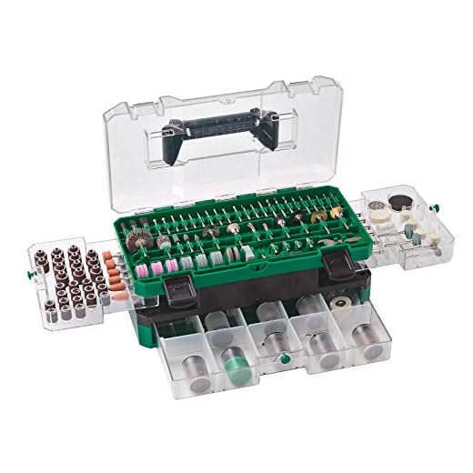 Hikoki 753949 - Juego de accesorios para amoladora recta 389 piezas