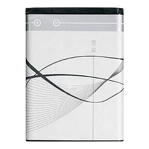 Ellenne Batería compatible con Nokia BL-5B 5200 3220 6060 3230 BL5B Alta capacidad