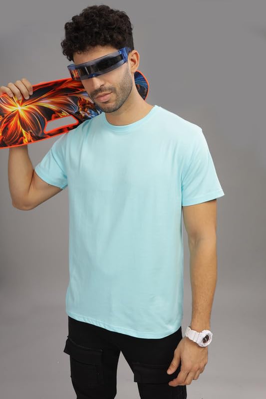 Image of XENOVAURBAN Unisex Regular Cotton Solid Color Tshirt