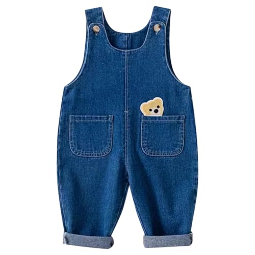 ACMEDE Baby Latzhose Jungen Mädchen Jeans Overalls Gr. 68/74/80, Baby...