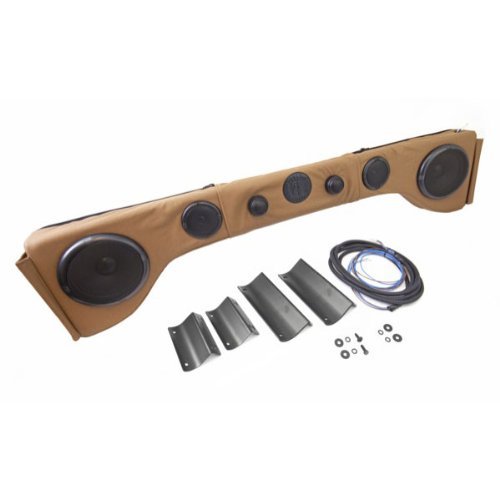 Rugged Ridge 13006.47 6 Speaker Upholstered Spice Sound Bar for Jeep