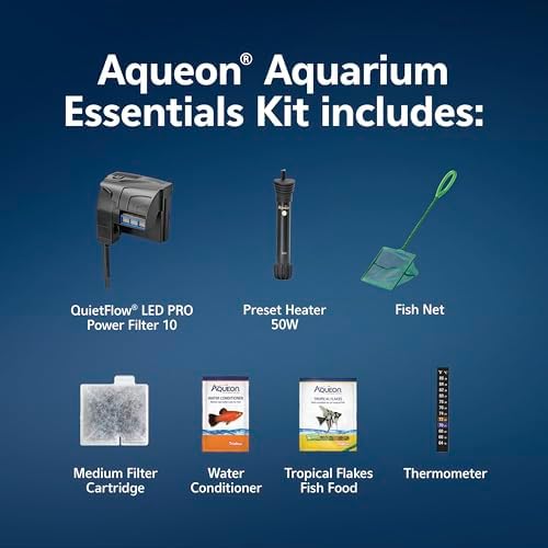 Aqueon Fish Tank Aquarium Essentials Starter Kit for — texture and fabric close-up