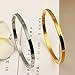 FYI Stainless Steel Cuff Bracelets Bangles for Women Fashion Jewelry Charm Jewelry Accessories Bohemian Stylish Classic (Gold Colour)