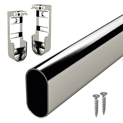 SHJ: Kit Barra de Perchero Ovalada de Calidad