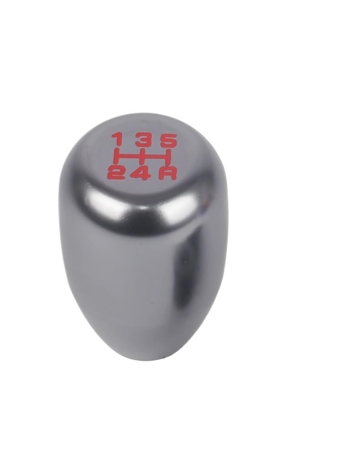 Jeocoai Car Gear knob Aluminum Alloy Universal 5Speed Car Auto Gear Shift Knob for Manual Transmission Automatic Level(Gray)