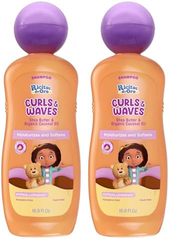 Ricitos de Oro Curls & Waves Shampoo | Shea Butter | 16.9 oz | 2-Pack