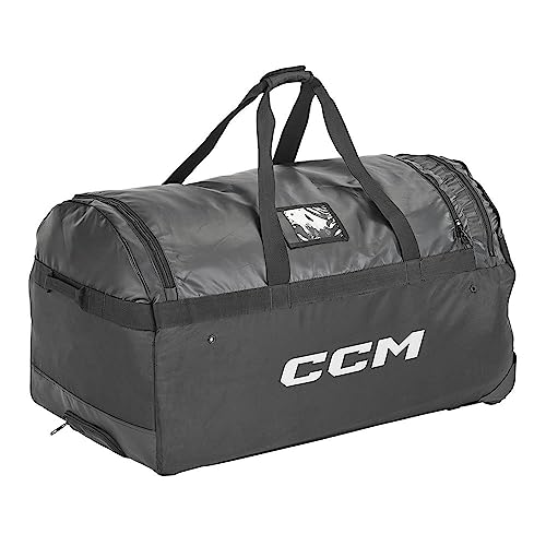 CCM 480 Wheeled Hockey Bag Black (Large (36 L x 20 H x 20 W))