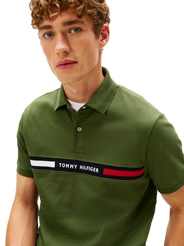 Image of Tommy Hilfiger Men's Short Sleeve Casual Polo Shirts in Regular Fit with Chest Logo Designs