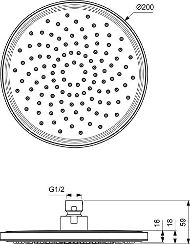 Ideal Standard BD193AA Ceraline Armaturen-Paket Komplett-Set, Waschtischarmatur Badearmatur Bad-Wasserhahn Mischbatterie, Wassersparend, Chrom