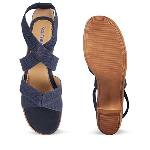 Image of SOLE HEAD Brown Heels Women Sandal