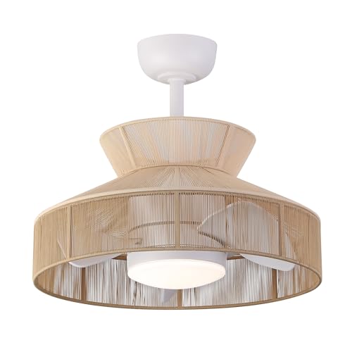 Sulion - Ventilador De Techo NATAR - DC 18W Madera ABS IP44 Ventilación Aire