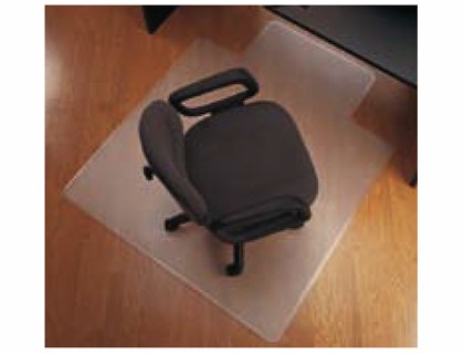 Bodenschutzmatte 134 x 115 cm/Teppich-Boden/Schreibtischstuhl Unterlage - Bürostuhl Matte - Bodenmatte unter Bürostuhl und Schreibtisch - Transparent
