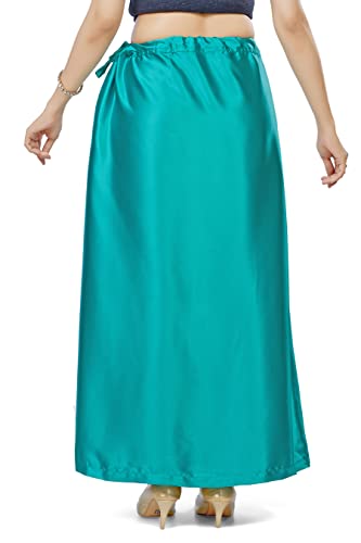 Image of Madhu Fashion Women's Satin Saree Petticoat Saree Underskirt