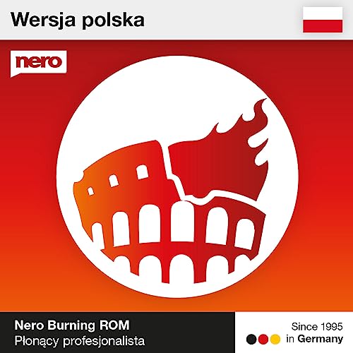 Nero Burning ROM 2025 | Oryginalny | Program do nagrywania | CD DVD Bluray | Ripping | Kopiowanie | Windows 11 / 10 / 8 / 7 | Klucz licencyjny dla PC