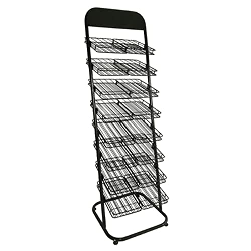 Nail Polish Display Rack Floor Standing 8 Tier Salon Cosmetic Organizer Stand Essential Oils Wall Shelf Suitable for