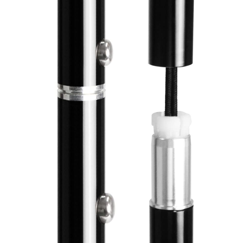 Muletas de antebrazo, muletas de aluminio ajustables para adultos, diseño plegable para facilitar el viaje y el trabajo