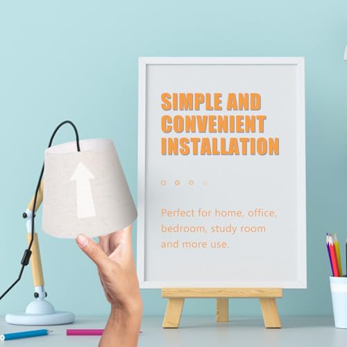PRETYZOOM Pantalla Beige Claro para Lámparas de Mesa y Salón 5