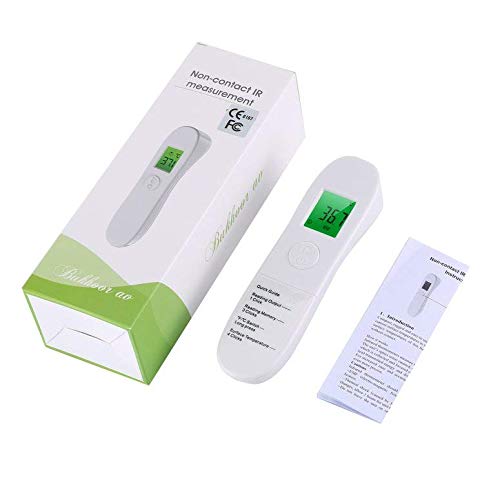 Lynn025Keats Termómetro infrarrojo portátil sin contacto de alta precisión termómetro medidor de temperatura herramienta LCD función de memoria