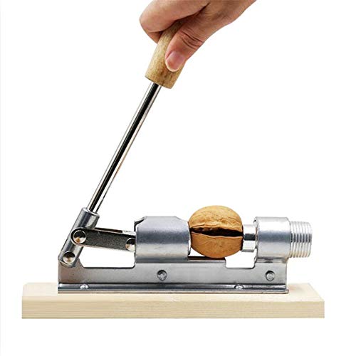 LQKYWNA Heavy Duty Pecan Nut Cracker Tool Stainless Steel Nutcracker Manual Mechanical Pecan