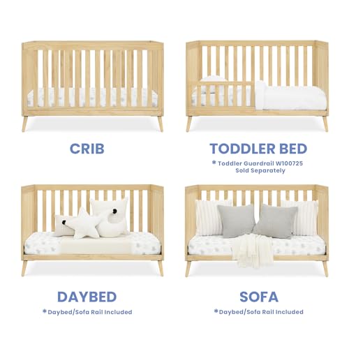 Image of Delta Children Essex 4-in-1 Convertible Crib Greenguard Gold Certified, Natural